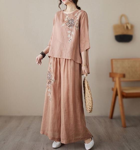 Fashionable Casual Two-piece Suit For Women XXXL