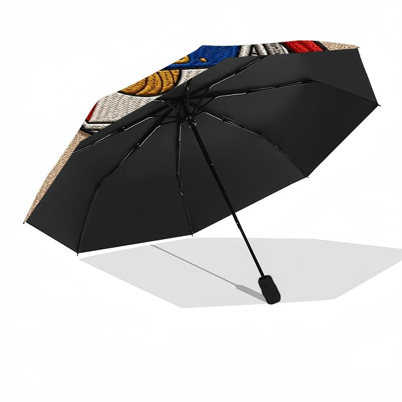Benfica Theme Automatic Umbrella, Lightweight & Portable, 8 Rib, Perfect for Outdoor Travel, Birthdays, Christmas, Gifts.