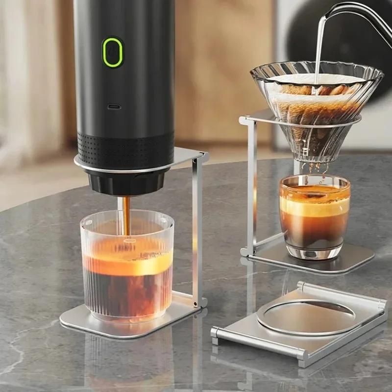 New Foldable Coffee Drip Holder Pour Over Dripper Stand Aluminum Espresso Coffee Machine Support Stand Coffee Dripper Rack