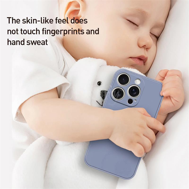 For iPhone 16 Pro Max Case Liquid Silicone Original Plain Rubber TPU Protect Case For iPhone 16 15 Pro Max Cover TPU Shockproof