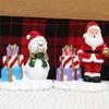 Realistic Santa Claus Gift Box Statue Cute Merry Christmas Decorations  Children Gifts
