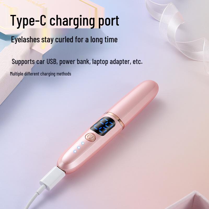 Portable Heated Electric Eyelash Curler for Beauty
