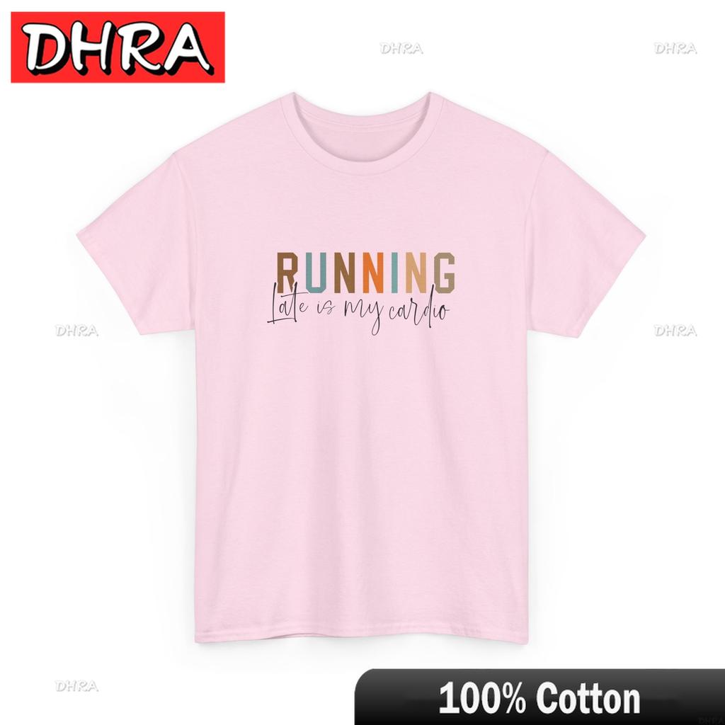 Running Late Is My Cardio TShirt Motivational Motherhood Tee Cute Gift Aesthetic Tshirts Cute Comfy Trendy Tops for Summer