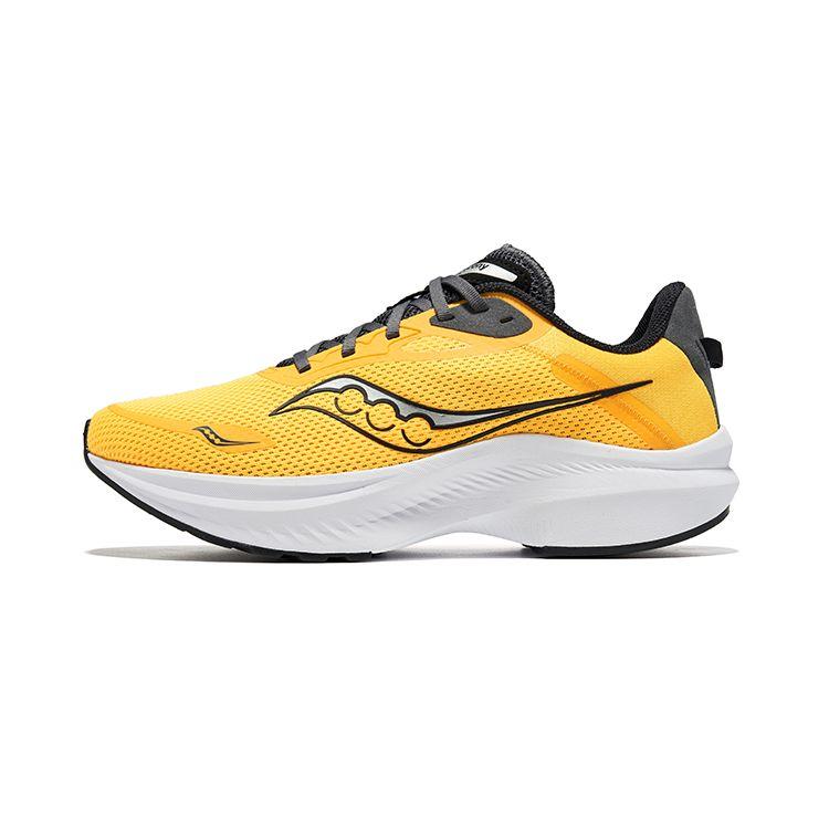 SAUCONY Axon Pulse 3 Lightweight Comfortable Mesh Cushioning Low-Top Running Shoes Men Running Shoes Yellow Black S20826-121