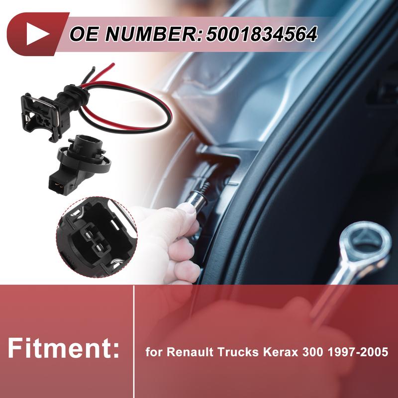 X Autohaux Indicator Light Socket Wiring for Renault Trucks Kerax 300 97-05 No.5001834564