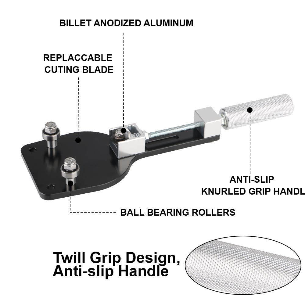 For Range 2-3/8" - 5" Auto Cutting Car Accessories Fit Replace 77750 Aluminum 1PC Oil Filter Cutter Tool Black Adjustable