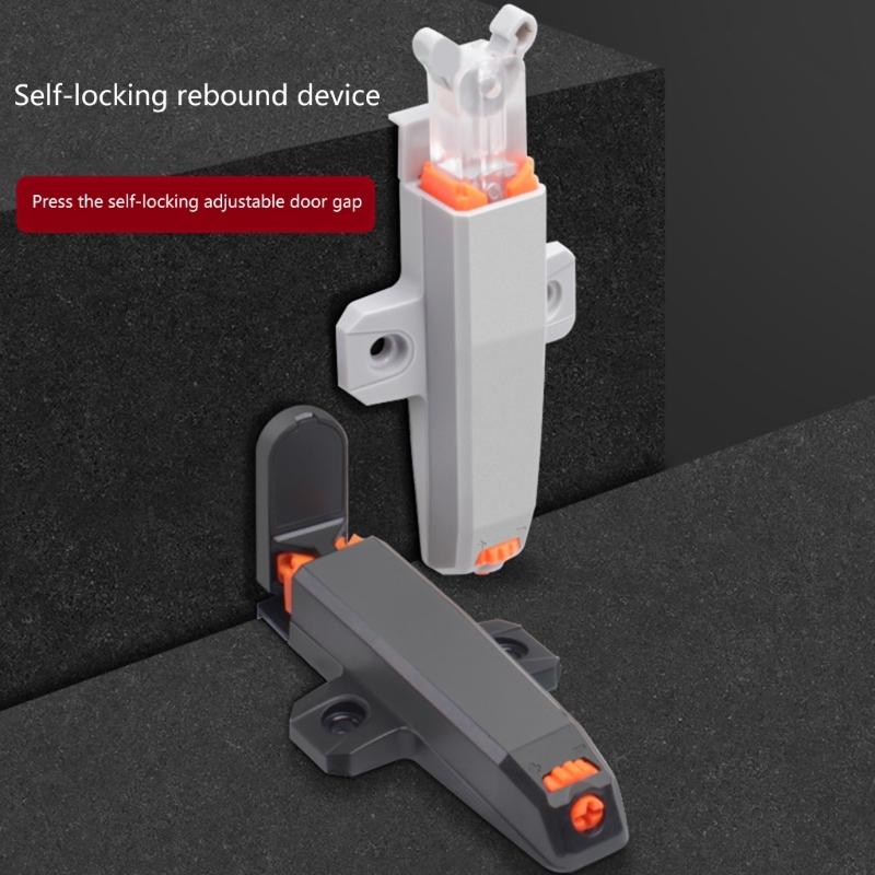 Magnetic Push to Open Cabinet Latches 4Pieces Strong Push Out Designs for Kitchen Supplies and Closet Daily Use