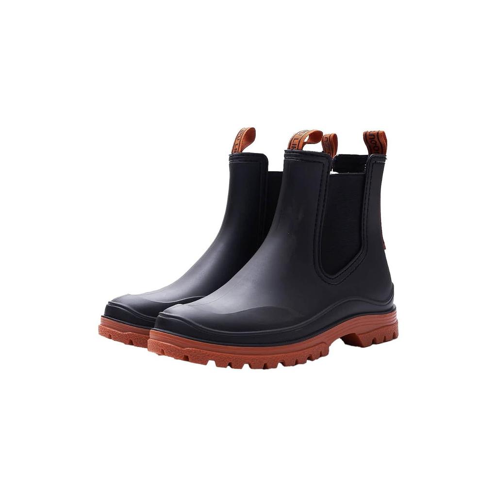 KiU Twintone Side Gore Rain Boots waterproof water-repellent short insole cushion comfortable stylish outdoor snow unisex mens womens black K514XL-900