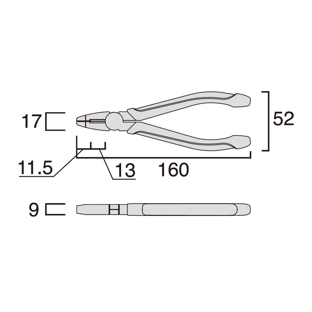 Fujiya NSP01-150BG Black and Gold Screw Puller Pliers - Easily remove stripped screws