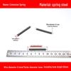 Micro Precision Extension Tension Spring Set with Hooks, 0.4mm Wire Diameter, 3-5mm Outer Diameter