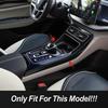 Car Styling Center Console Gear Shift Frame Decoration Cover Trim For BYD Qin PLUS  Carbon Fiber Color Interior Accessories