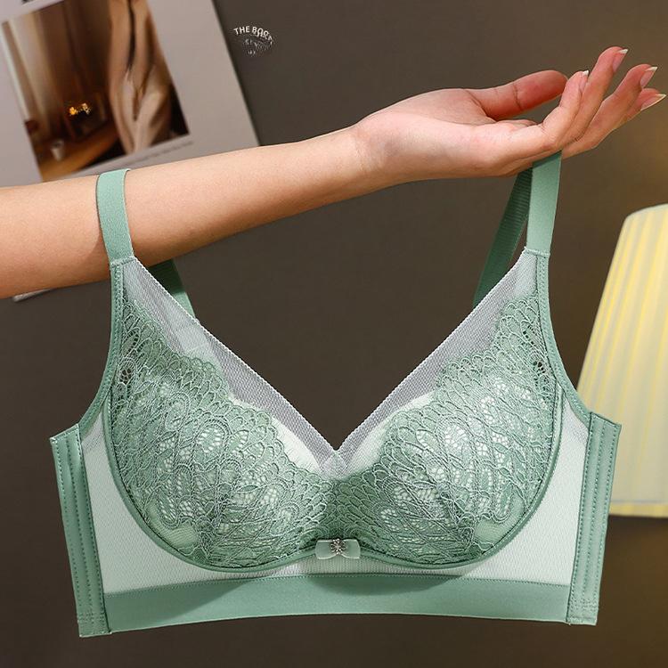 Sexy Lace Bra Women's Gathering Bra Seamless Bra Underwire Bra Collection Bra Accessory Bra Push Up Bra