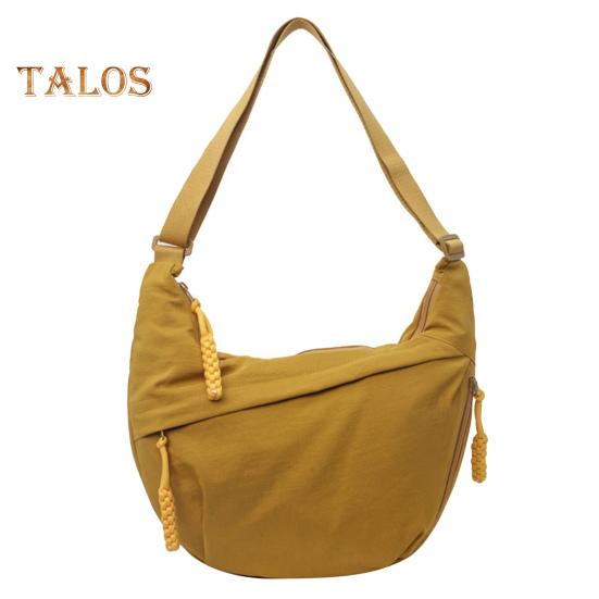 

Женская сумка через плечо с регулируемым ремнем, большая вместительная сумка для пельменей, застежка-молния, многокарманный дизайн, сумка-слинг для повседневного использования