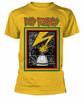 Offizielles Bad Brains T-Shirt Gelbes Albumlogo Herren Metal Hardcore Punk Rock Neu