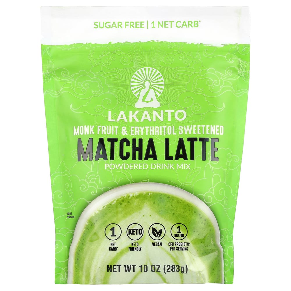 iHerb Lakanto Matcha Latte Sweetened with Monk Fruit 283g (10oz) 283g - 1 ea
