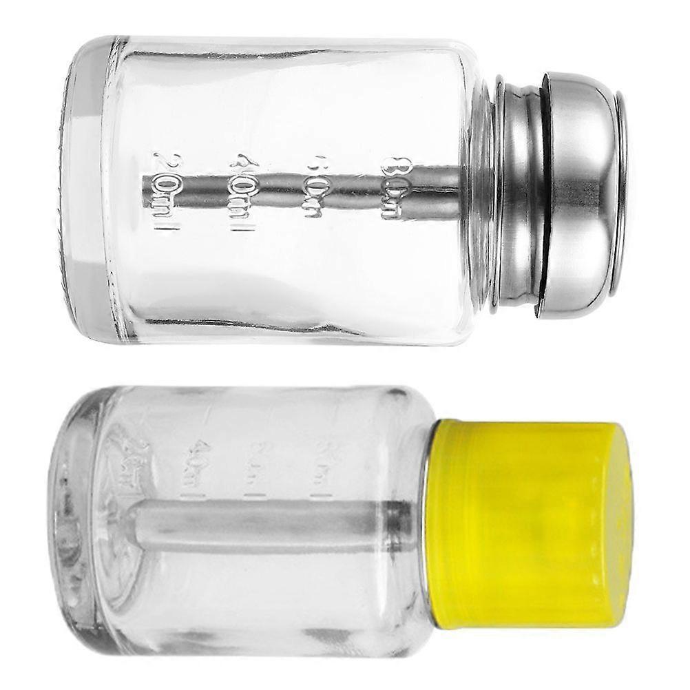 2Pcs Leak-proof Bottles Leaf-proof Storage Bottles Empty Cleaner Storage Bottles