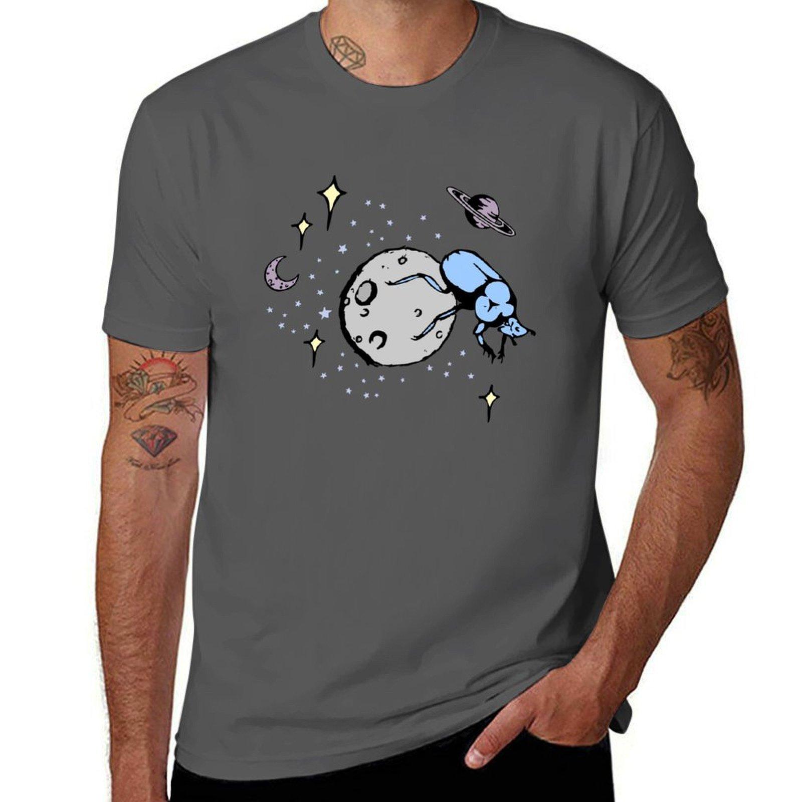 

Galactic Dung Beetle T-Shirt mens graphic t shirts man graphic t shirt t shirt men 100% cotton luxury brand T-Shirt 4XL