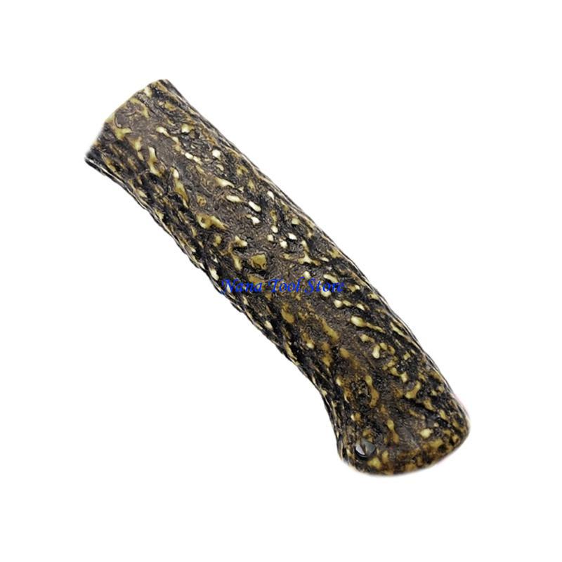 

31GJ Resin Materials Imitation Antelope Deer Horn Antler Styles Cutter Grip Handle