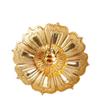 1 PC Incense Burner Lotus Shape Metal Burner Holder Incense Plate Stick Cone Incense Aromatherapy Craft