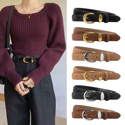 Casual Waist Belt Punk Chain for Cowboy Cowgirl Buckle Retro Vintage Buckle Waist Chain Waistband Trend Belt