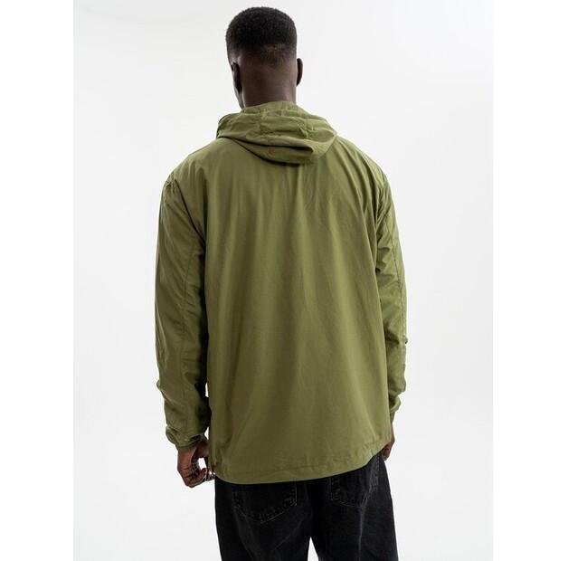Куртка переходная Jigga Wear Мужская куртка-кенгуру оливкового цвета Jigga Wear Stripe Name Kangaroo M