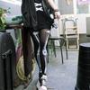 Women Horror Skeleton Bone Printed Tights Scary Terror Skull Halloween Themed Novelty Party Sexy Stockings Pantyhose