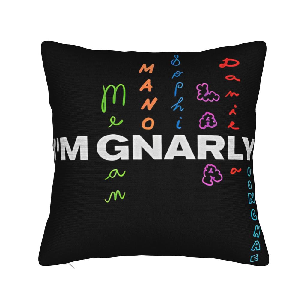 Katseye Merch Sad Square Pillow Case Polyester Cushions For Sofa Pop Music 45*45Cm Cushion Covers