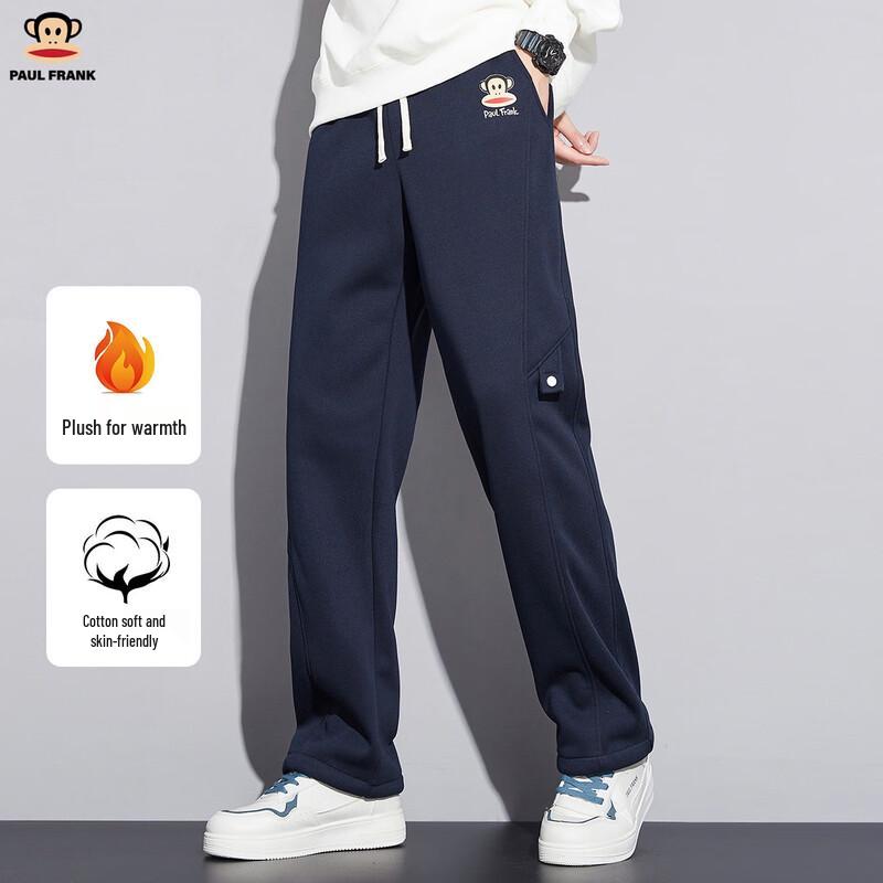paul frank Men's Winter Straight-Leg Warm Casual Pants