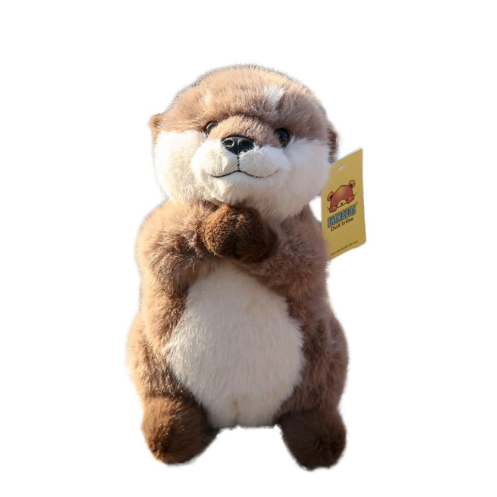 Playful Otter Plush Toy Cute Animal Doll Gift For Kids And Teens