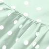 Women's Summer Fashion Casual Dot Print  O-neck Sleeveless Loose Ruffle Stitching A-line Dress