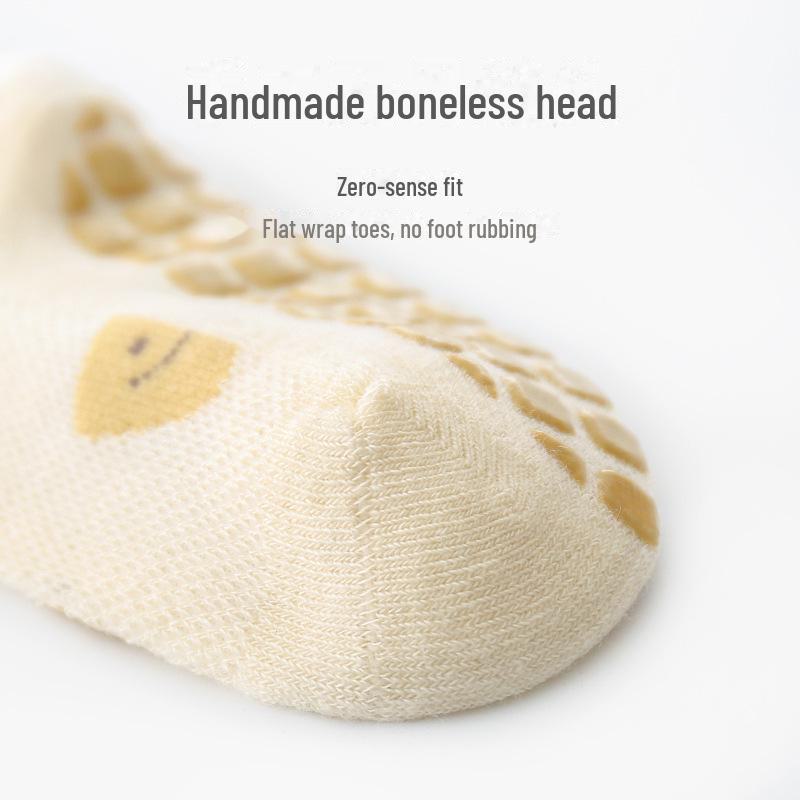 24 Perechi Șosete de Vară pentru Bebeluși Antiderapante de Podea cu Design Larg Fără Cusături pentru Băieți și Fete