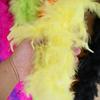 Feather Scarf Party Sequin Foil 2 Meters Long Adult Size Scarf Parties Celebrations Stage Performances Fluffy Scarf