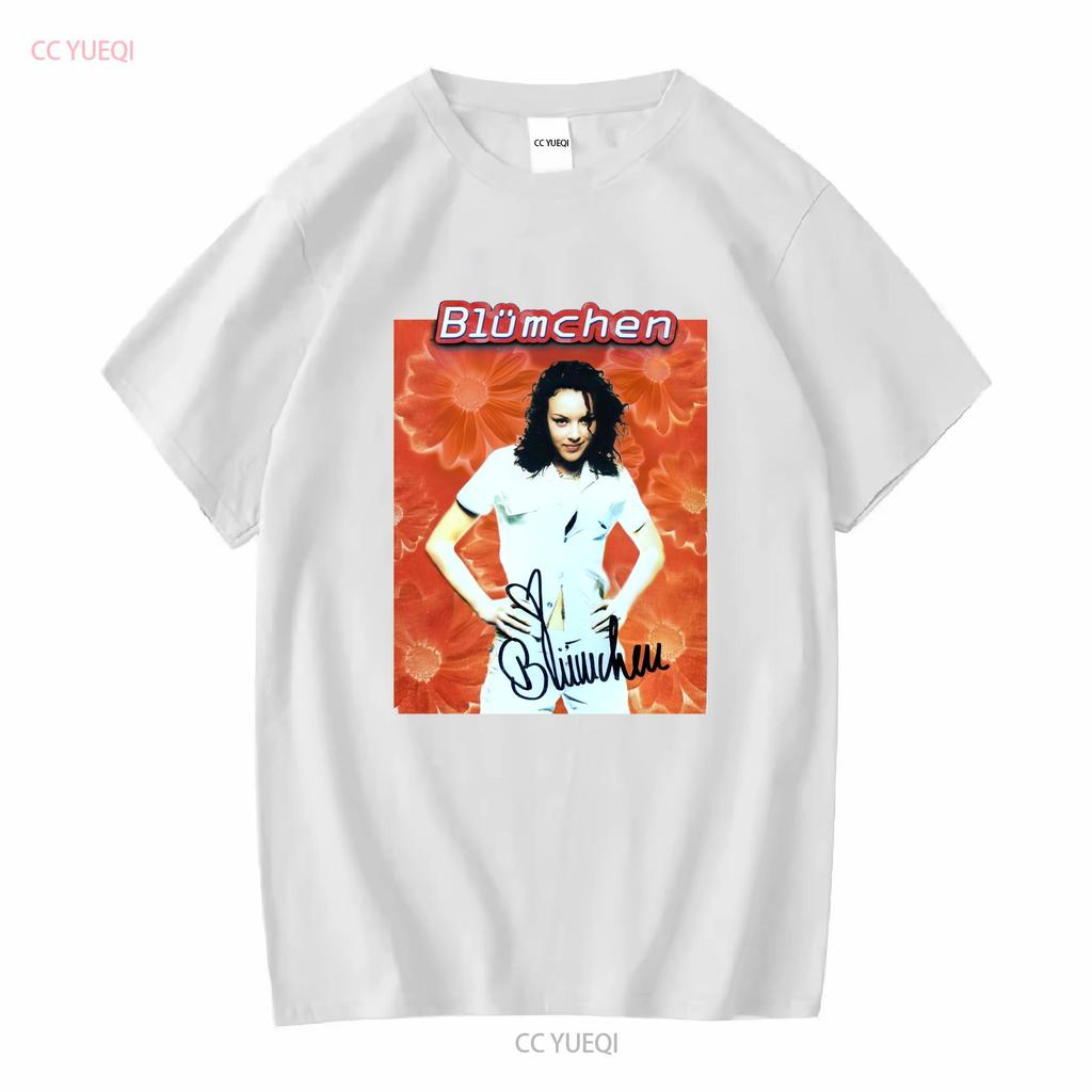 Vintage 1997 Blümchen Jasmin Wagner T Shirt Classic White S 5XL SS7384 long sleeves vintage Washed streetwear Stylish
