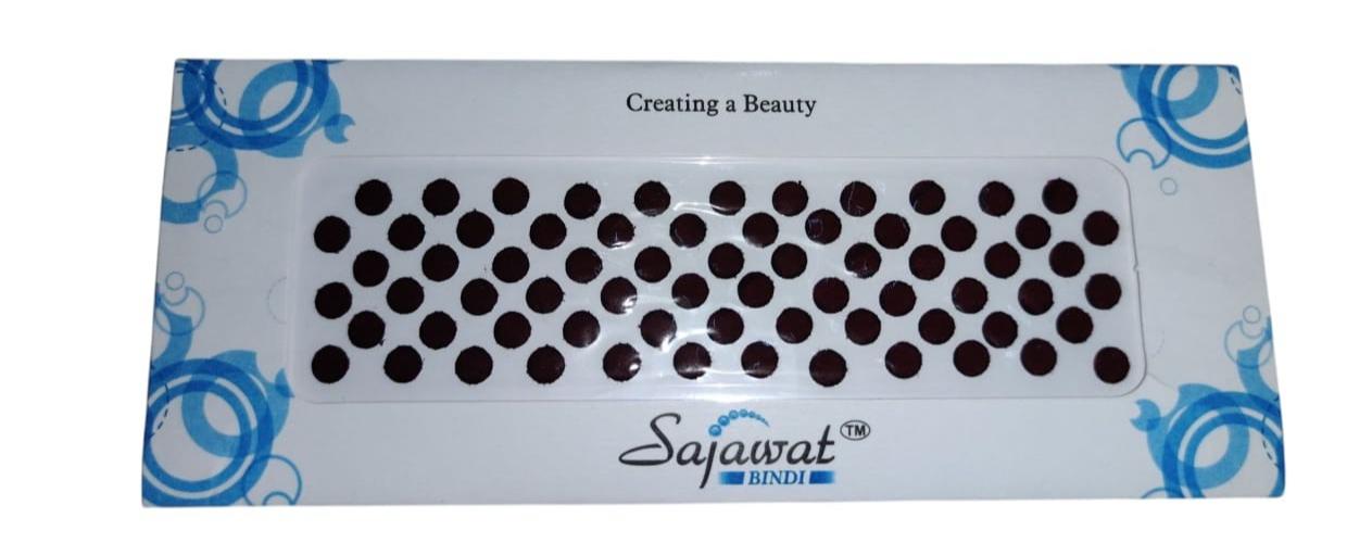 @ Indian Traditional Round Shape Bindi Maroon Color For Women Pack Of 3 Zr-2966-60%Off