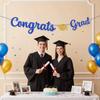 Reusable Glittery Gold Garland Glitter Decor Graduation Hanging Banner  Party Supplies