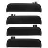 LUJUNTEC Exterior Door Handles,Front Rear Door Handles Driver Left Passenger Right Side,Replacement for 1995-1998 for Toyota for Tercel,4pcs Black