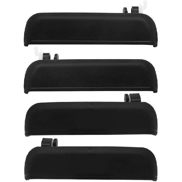 

LUJUNTEC Exterior Door Handles,Front Rear Door Handles Driver Left Passenger Right Side,Replacement for 1995-1998 for Toyota for Tercel,4pcs Black