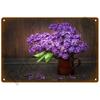 Garden Flower Rules Metal Sign Vintage Metal Plaque Plates Decor For Pub Bar Home Wall Decor Art Tin Signs Flower Poster Gift