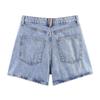 Jnleaog Autumn New Women Clothes Western Style French Style Design High Waist Double Placket Waist Demin Shorts 5862151