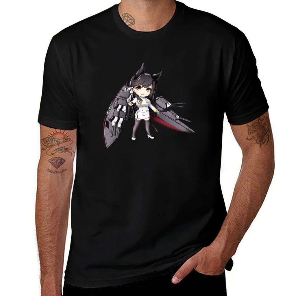 Azur Lane Atago TShirt Basic All Season Solid TShirt
