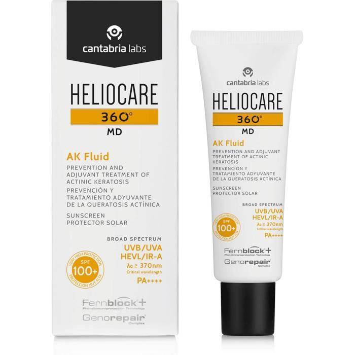 Opalovací gel - HELIOCARE - 360° MD AK Fluid - SPF 100+ - 50 ml - Hypoalergenní