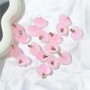 Frosted Heart Acrylic Beads for DIY Jewelry Making