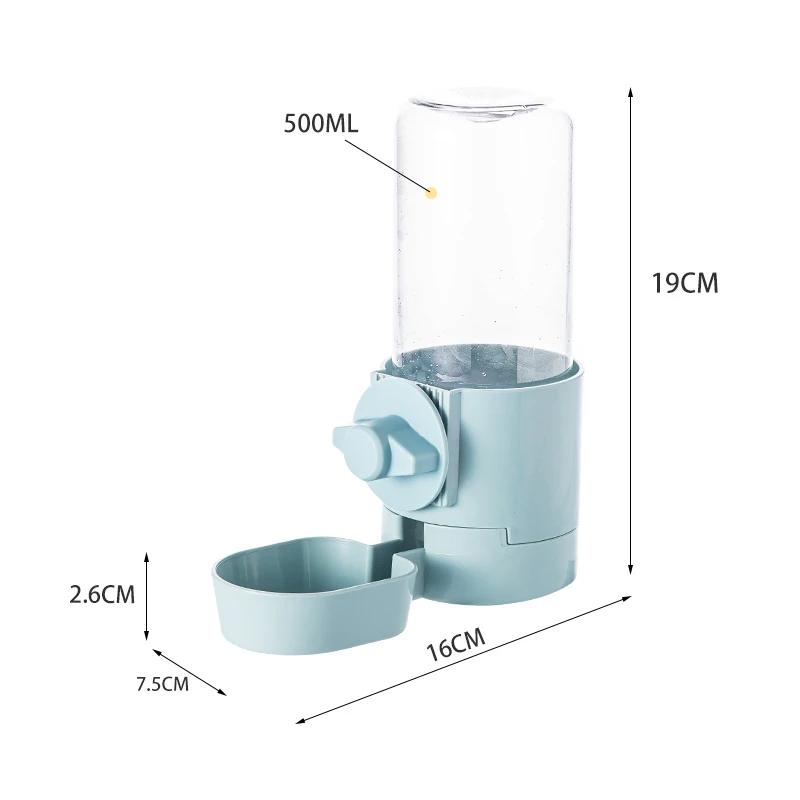 Automatic Pet Feeder Cage Hanging Bowl Water Bottle Food Container Dispenser For Puppy Cats Rabbit Birds Pet Feeding Product Pet