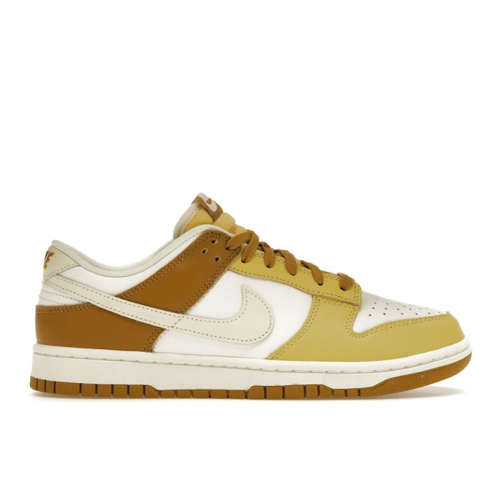 Nike Dunk Low Bronzine Men Sneakers Yellow Saturn-Gold Sail FZ4042-716