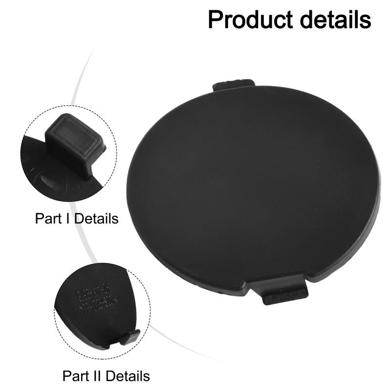 Stoßfänger Abschlepphaken Abdeckung Frontstoßstange Abdeckung Sicherer Halt Clip-On Befestigung Einfache Montage Lackiertes Finish Zum Abschleppen
