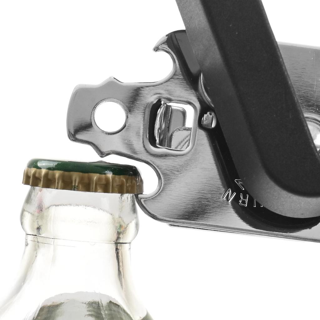 Three-in-One Stainless Steel Manual Can, Bottle, and Jar Opener with Customizable Logo