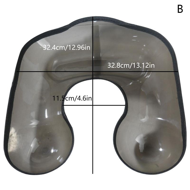 Měkký podnos na krk pro kadeřnický salon, kosmetický, nevylévací, pro trvalou, barvení vlasů, ramenní podnos na krk, umyvadlo na vodu, kadeřnický nástroj