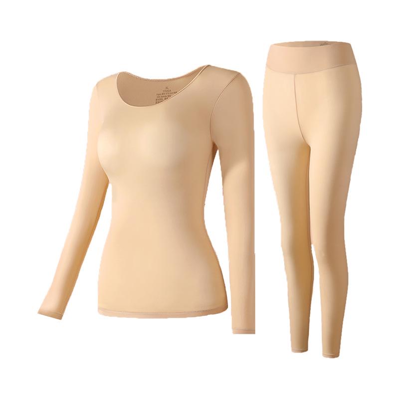 

Ультратонкий базовый слой для ухода за кожей с гиалуроновой кислотой: Женский тонкий теплый костюм осень/зима Extra Large