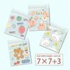 50/100 Pcs Cartoon Pattern Plastic Self-Adhesive Candy Bags Cookie Donut Bread Pastry Bag Food Packaging Resealable Gift Bag