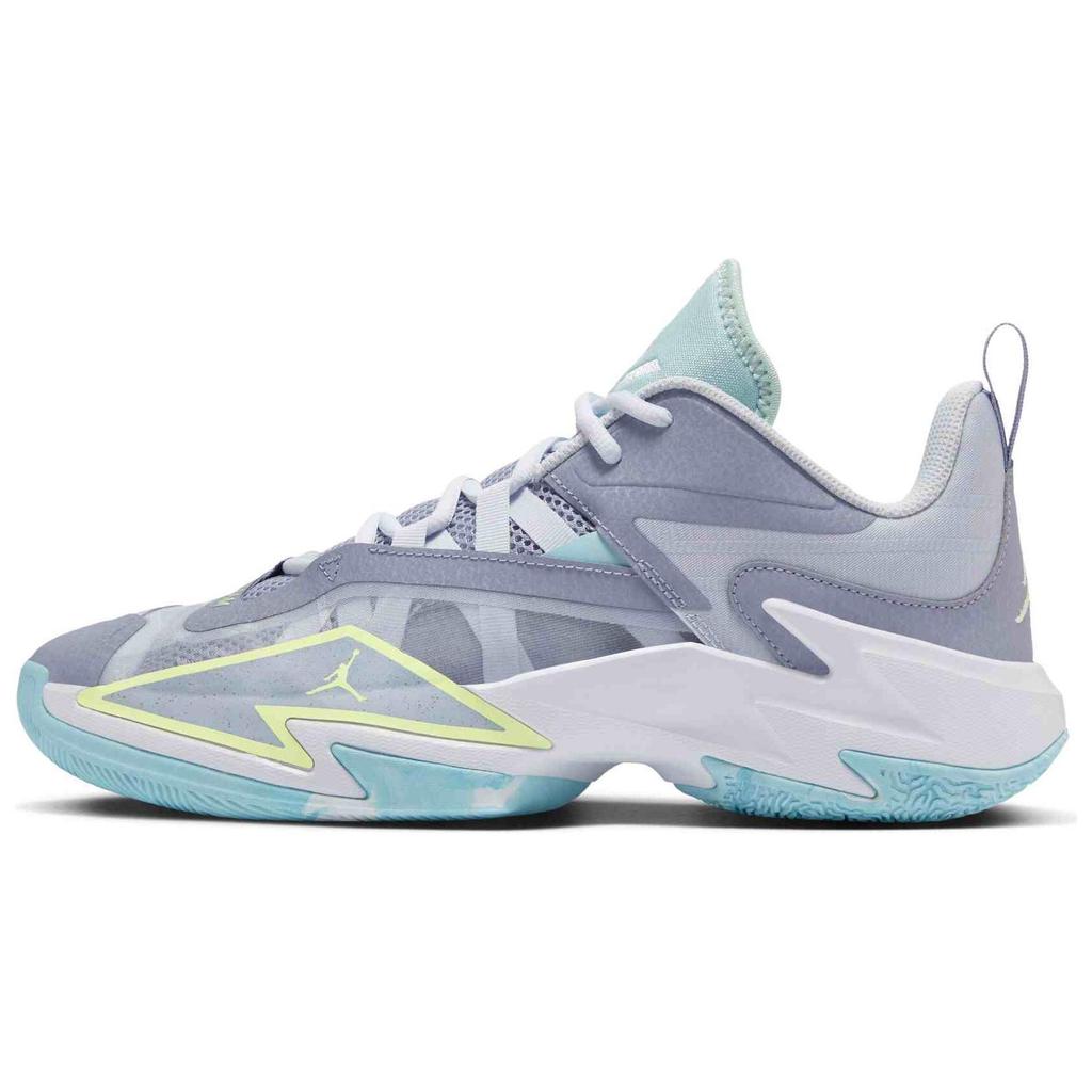 New Jordan One Take 3 Anti-Slip Wear-Resistant Low-Top Basketball Shoes Men's Blue Purple DC7700-015